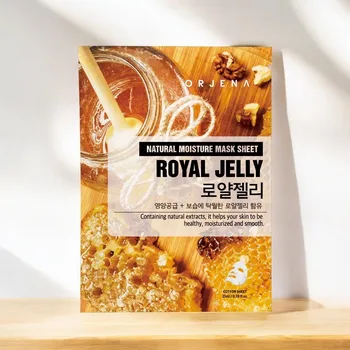 Pleťová maska ORJENA - Natural Moisture Royal Jelly Mask Sheet - Pleťová maska s mateří kašičkou - 23 ml