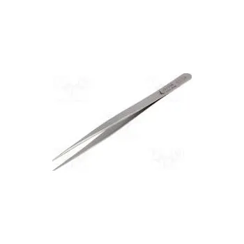 Kosmetická pinzeta Pinzeta 140mm pro precizní práce Hroty rovné