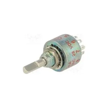 vypínač Přepínač otočný pol 5 0,25A/125VAC 0,25A/28VDC Počet sekcí 2