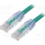 Patch cord TX6A™ 10Gig,U/UTP 6a drát Cu PVC zelená Dél 2m