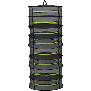 Sušička potravin Síť na sušení kruhová 8-patrová uzavřená se zipem