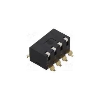 Switch Přepínač DIP-SWITCH Počet sekcí 4 ON-OFF 0,025A/24VDC pol 2