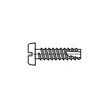 Vrut Vrut 2,2x6,5 Hlava válcová plochá 0,6mm kalená ocel zinek