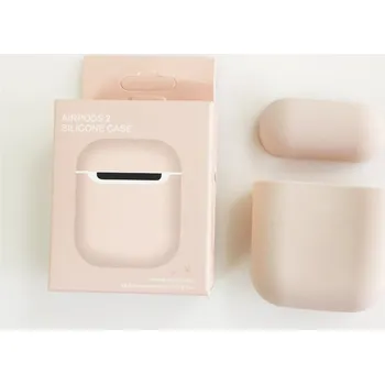 Příslušenství pro sluchátka Jednobarevný obal pro AirPods 1/2 Barva: Sand powder
