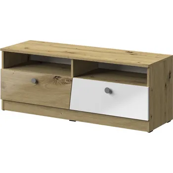 Domel TV stolek NERO LESK 8 Úchyty Domel: Šedé