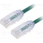 Patch cord F/UTP,TX6A-28™ 6a drát Cu LSZH zelená Dél 1m
