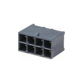 Elektrický konektor Socket wire-board male Mega-Fit 5.7mm PIN 8 UL94V-0 23A THT