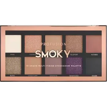 Oční stíny Profusion paletka očních stínů Smoky, 16g