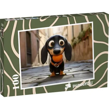 Puzzle puzzle 100 dílků „Na cestách s Oscarem“