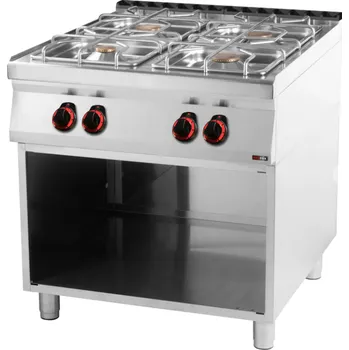 Sporák RM GASTRO Sporák plynový SP 90/80 G 4 zóny RedFox