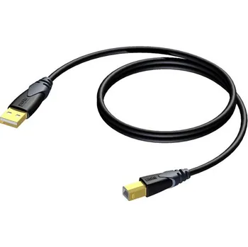 Datový kabel Procab CLD610/1,5 - USB A - USB B - 1,5m