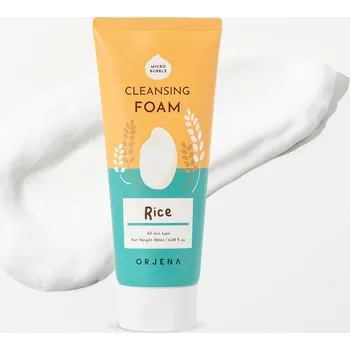 ORJENA - Smile Day Cleansing Foam Rice - Čistící pěna na obličej rýže - 180 ml