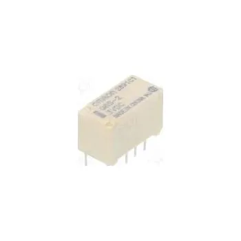 Relé Relé elektromagnetické DPDT Ucívky 3VDC 0,5A/125VAC 2A/30VDC