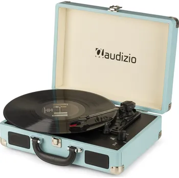 Gramofon Audizio RP114BL Record player briefcase blue
