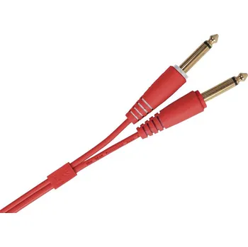 Audio kabel UDG Ultimate Audio Cable Set 1/4'' Jack - 1/4'' Jack Red Straight 1,5m
