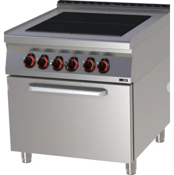 Sporák RM GASTRO Sporák elektrický s elektrickou troubou SPLT 90/80 21 E RedFox