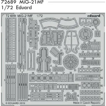 Plastikový model Eduard 1/72 MiG-21MF (EDUARD)