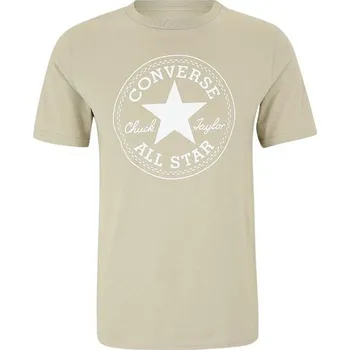 Pánské tričko tričko Converse Go-To All Star Patch Logo/10025459 - A36/Pale Surplus M