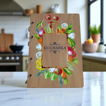 art-wood.cz Dřevěný zápisník - kuchařka