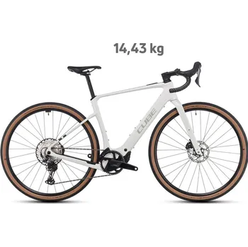 Elektrokolo Cube Nuroad Hybrid C:62 Race 400X - desertstone´n´green velikost rámu S