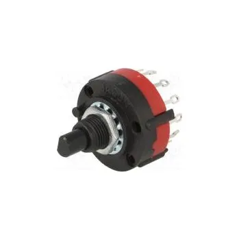 vypínač Přepínač otočný pol 12 0,3A/125VAC Počet sekcí 1 30° L 15mm