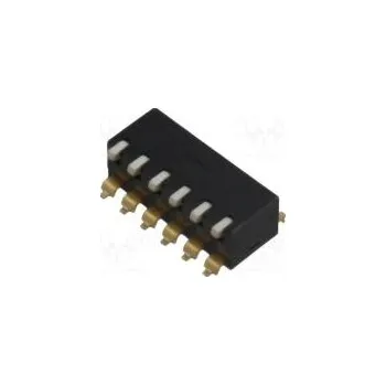 vypínač Přepínač DIP-SWITCH Počet sekcí 6 ON-OFF 0,025A/24VDC pol 2