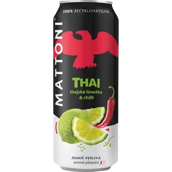 Voda Mattoni Thai Lime & Chilli plech 500 ml