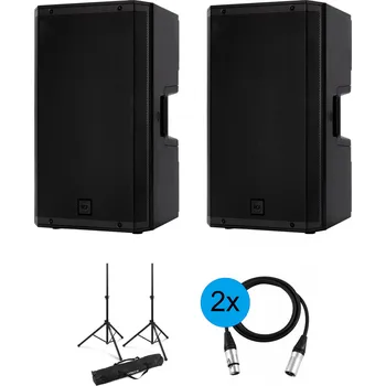 Audio RCF ART 915-A Set reproboxů se stativy a kabely