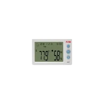 Domácí teploměr Teploměr s vlhkoměrem LCD 4,5" -10÷50°C 20÷95%RH 130x22x78mm