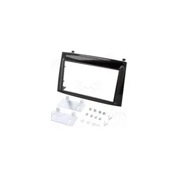 Auto Hi-Fi Rámeček pro autorádio 2 DIN Fiat, Opel černá lesklá