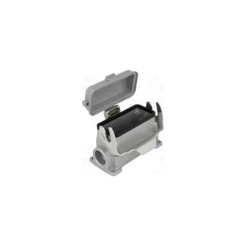 Síťový konektor Kryt pro konektory HDC C146 velikost E16 se západkou přímý