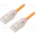 Patch cord F/UTP,TX6A-28™ 6a drát Cu LSZH oranžová Dél 5m