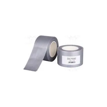 Lepicí páska Páska opravná W 75mm L 50m Thk 0,17mm stříbrná max.75°C 12%