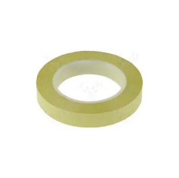 Izolační páska Páska izolační W 19mm L 66m Thk 58um žlutá polyester 100%