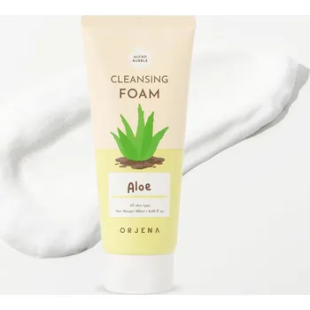 ORJENA - Smile Day Cleansing Foam Aloe - Čistící pěna na obličej aloe - 180 ml