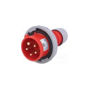 Elektrická zásuvka Konektor napájecí AC třífázové zástrčka vidlice 16A 400VAC