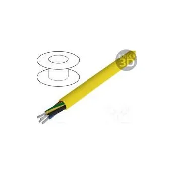 elektrický kabel LAPP 0012458 Vodič ÖLFLEX® 540 P 3G1mm2 nestíněný 300/500V Cu lanko žlutá