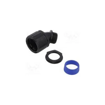 Úhlový konektor 45° polyamid HelaGuard -50÷135°C IP66