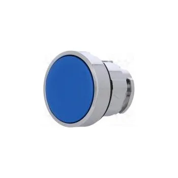 spínač Přepínač tlačítkový 1-polohové 22mm modrá Podsv není IP66