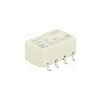 Relé Relé elektromagnetické DPDT Ucívky 12VDC 0,3A/125VAC SMD