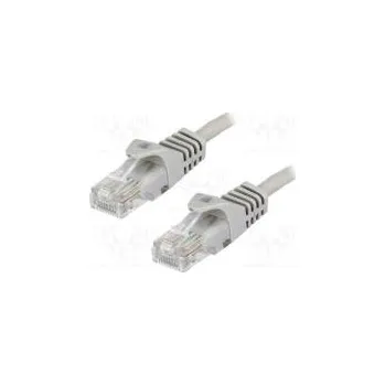 Kabel Patch cord U/UTP 6 lanko CCA PVC šedá 5m