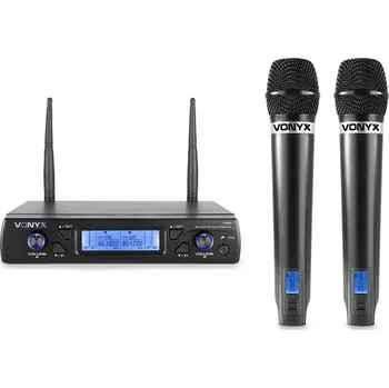 Mikrofon Vonyx WM62 Wireless Microphone UHF With 2 Handheld