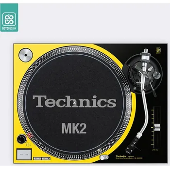Gramofon Doto Design Skin SL-1200 / 1210 MK2 COLORS DVS Yellow
