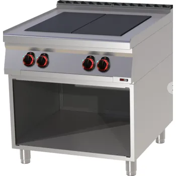 Sporák RM GASTRO Elektrický sporák tálový SPL 90/80 E 4 zóny RedFox