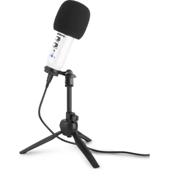 Gramofon Vonyx CM320W Studiový USB mikrofon s echem, barva bílá