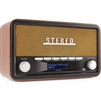 Radiopřijímač Audizio Foggia Retro DAB+ Rádio Měděná barva