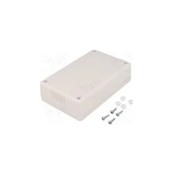 Rozvaděč Kryt univerzální X 82mm Y 132mm Z 35mm ABS světle šedá