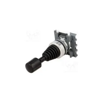 Přepínač joystick 1-polohové 22mm černá Podsv není -25÷70°C