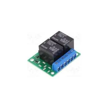 Relé Modul relé Kanály 2 12VDC max250VAC 10A Upřep max125VDC GPIO