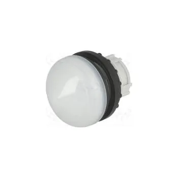 vypínač Kontrolka 22mm Podsv M22-LED kónická IP67 Barva bílá Ø22,5mm